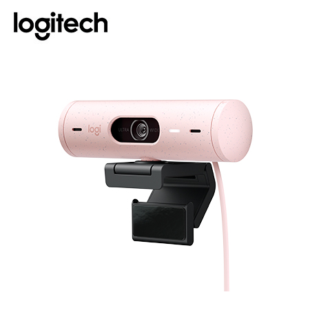 CAMARA LOGITECH BRIO 500 FHD 1080P USB-C ROSE (960-001418)-P